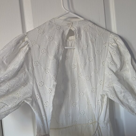 White Midi Zara Dress, Size M - Picture 10 of 12